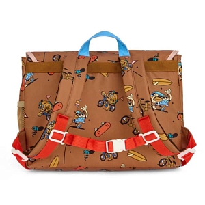 Рюкзак школьный Hello Hossy "School Mascots Ride", шоколадный микс